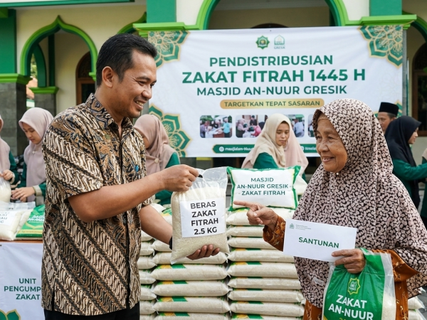 Masjid An-Nuur Gresik Mulai Distribusikan Zakat, Targetkan Penyaluran Tepat Sasaran bagi Mustahik
